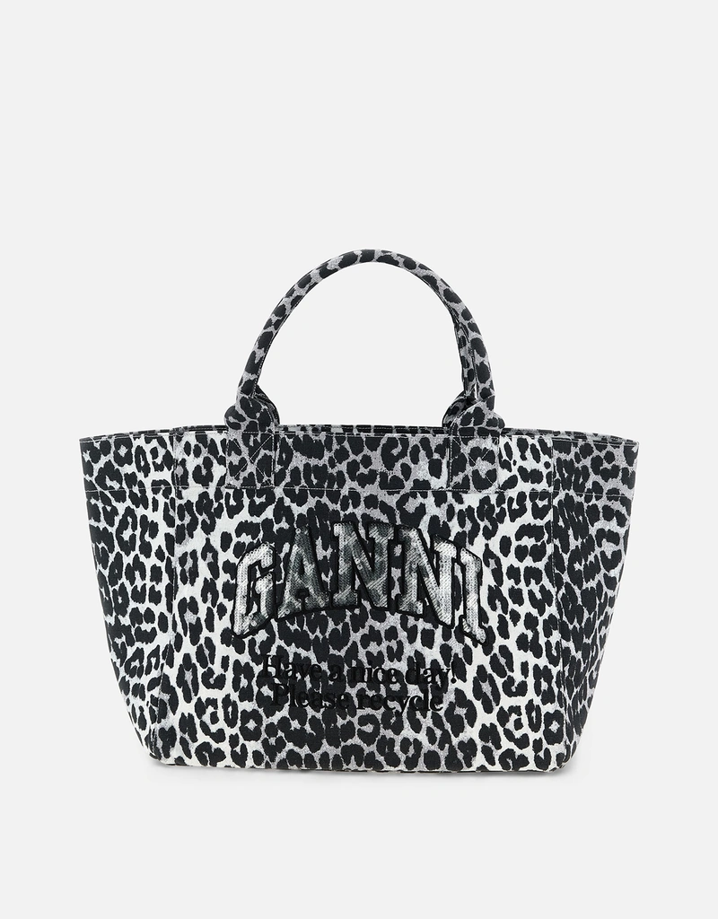 Ganni レオパードミディアムトート () IFCHIC.COM
