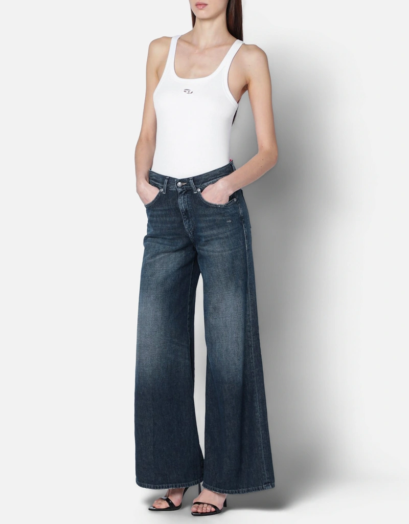 Diesel ホワイトコットンタンクトップ (トップス) IFCHIC.COM