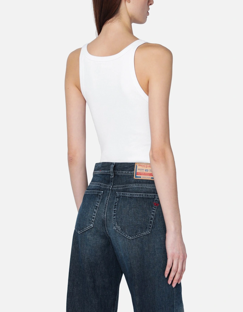 Diesel ホワイトコットンタンクトップ (トップス) IFCHIC.COM