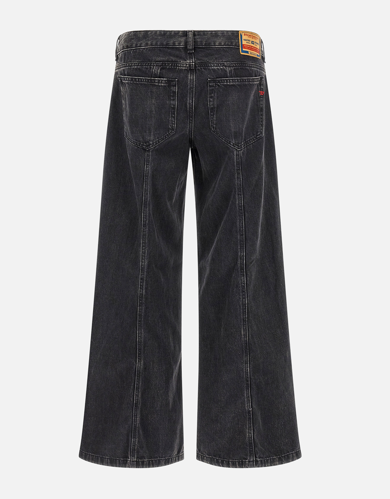 Diesel D-AKII Denim Mid-Rise Wide Leg Jeans (All New In) IFCHIC.COM