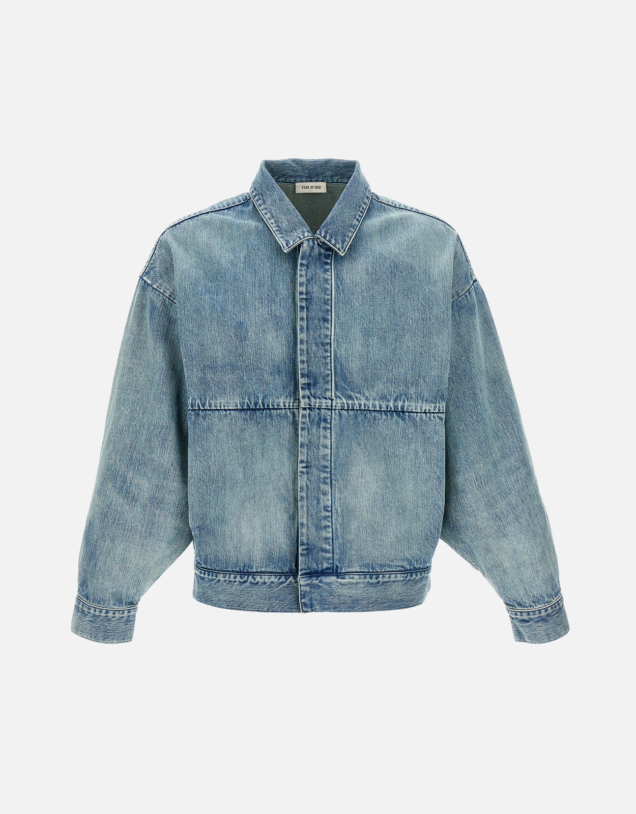 【あがすけ】FEAR OF GOD essentials デニムジャケット Fear Of God メンズデニムリラックスフィットトラッカージャケット