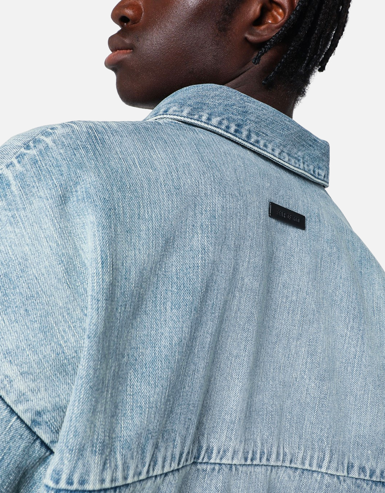 Fear Of God メンズライトブルーデニムトラッカージャケット (すべての