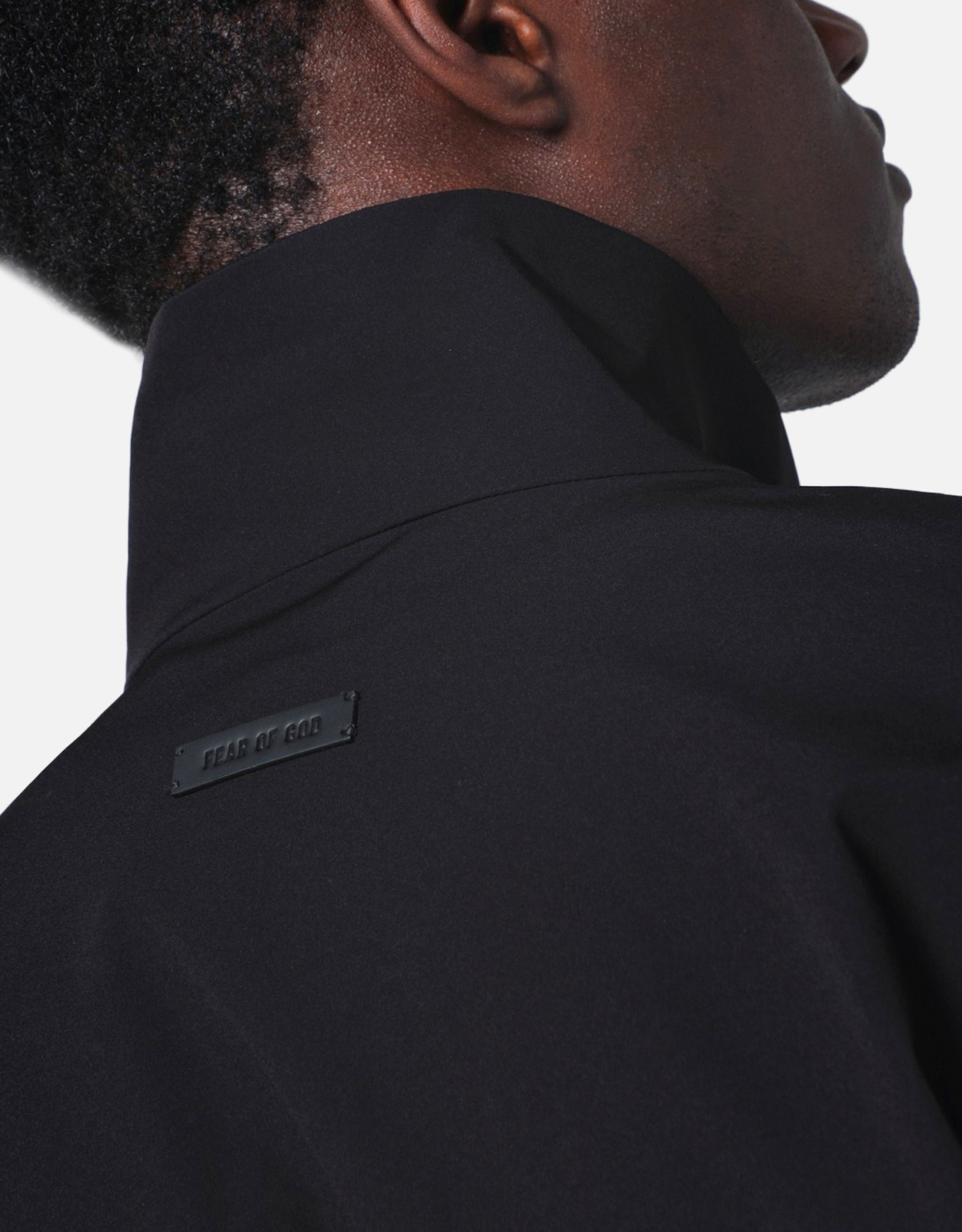 Fear Of God メンズブラックナイロントラックジャケット (すべての新品