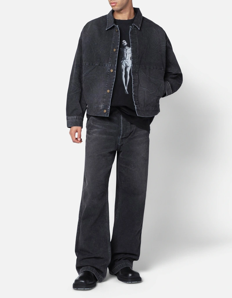 Fear Of God Black washed-effect jeans (All New In) IFCHIC.COM