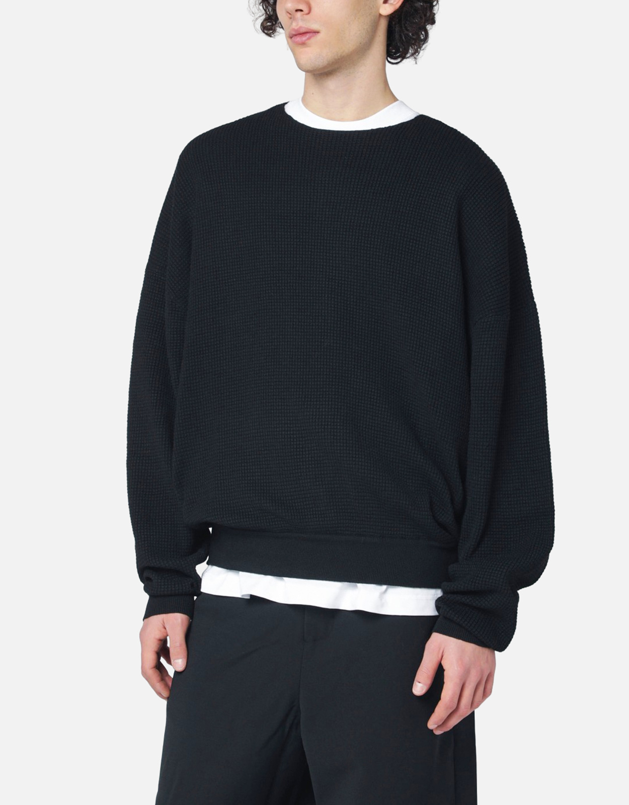 Fear Of God Essentials メンズワッフルニット90年代フィットオーバー
