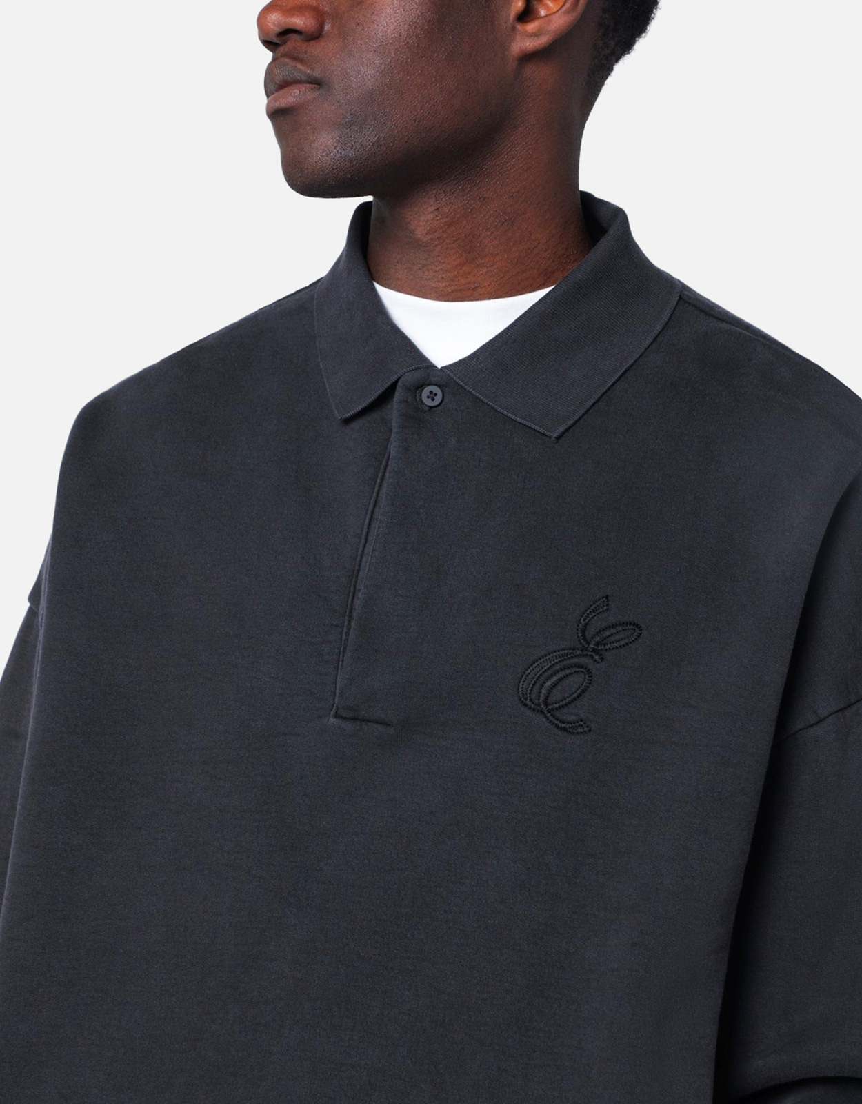 fear of god 24ss ESSENTIALS ポロシャツ 22SS ◇ FOG Essentials Logo 長袖 ニット ポロ (FEAR OF GOD/ニット