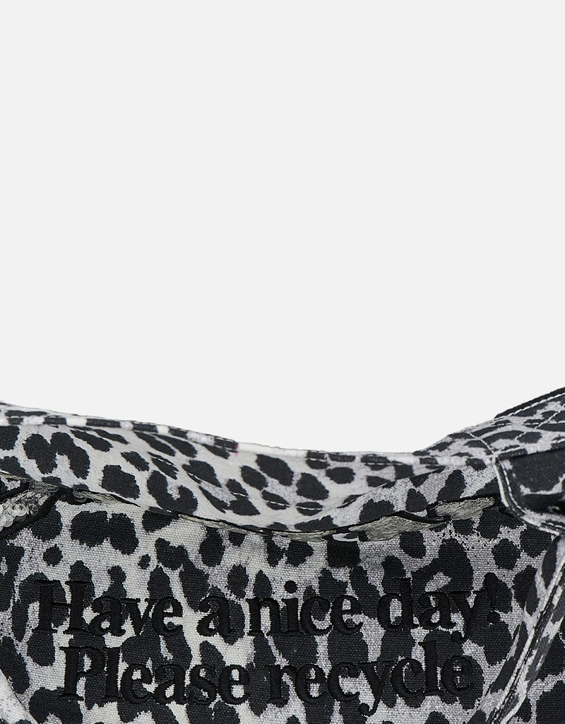 Ganni XXLヒョウ柄スパンコールトートバッグ () IFCHIC.COM