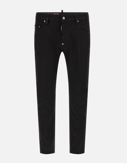 Dsquared2 メンズスケーターコットンデニムストレートレッグジーンズ