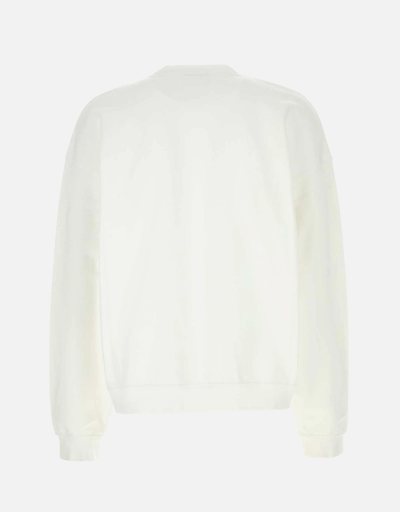 Dsquared2 メンズコットンリラックスフィットロゴプリントクルーネック