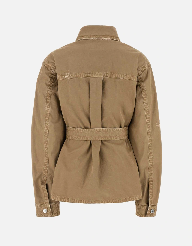DSQUARED2 ベージュ ミリタリージャケット Dsquared2 ベージュ コットン ジャケット () IFCHIC.COM