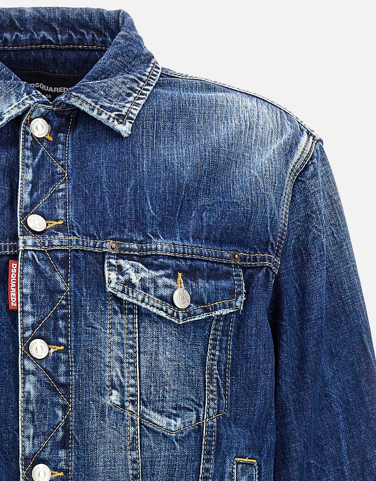 Dsquared2 メンズBe Cool Be Nice Wash L.A.コットンデニムジージャン