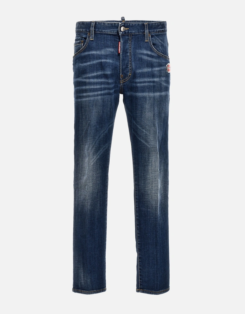 Dsquared2 メンズスケーターストレッチデニムジーンズ (すべての新品
