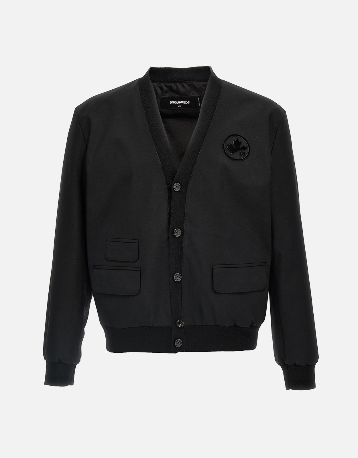 Dsquared2 メンズChic Worstedウールカーディガン (すべての新品