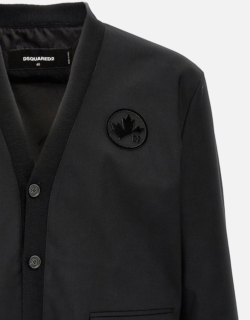Dsquared2 Men's Chic Worsted Wool Cardigan (All New In) IFCHIC.COM