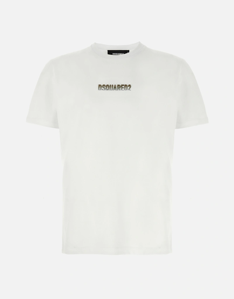 Dsquared2 Men's Cool Fit Cotton Jersey Outline Logo T-Shirt (All
