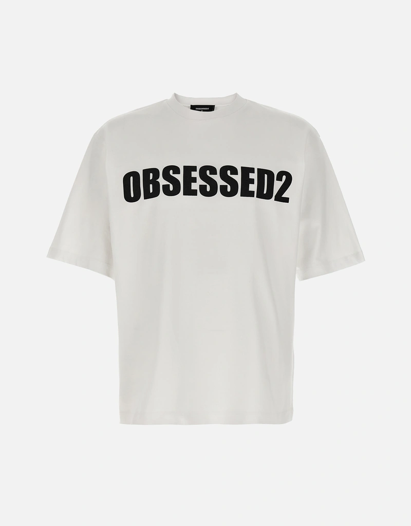 Dsquared2 Men's Loose Fit Obsessed2 Cotton T-Shirt (All New In