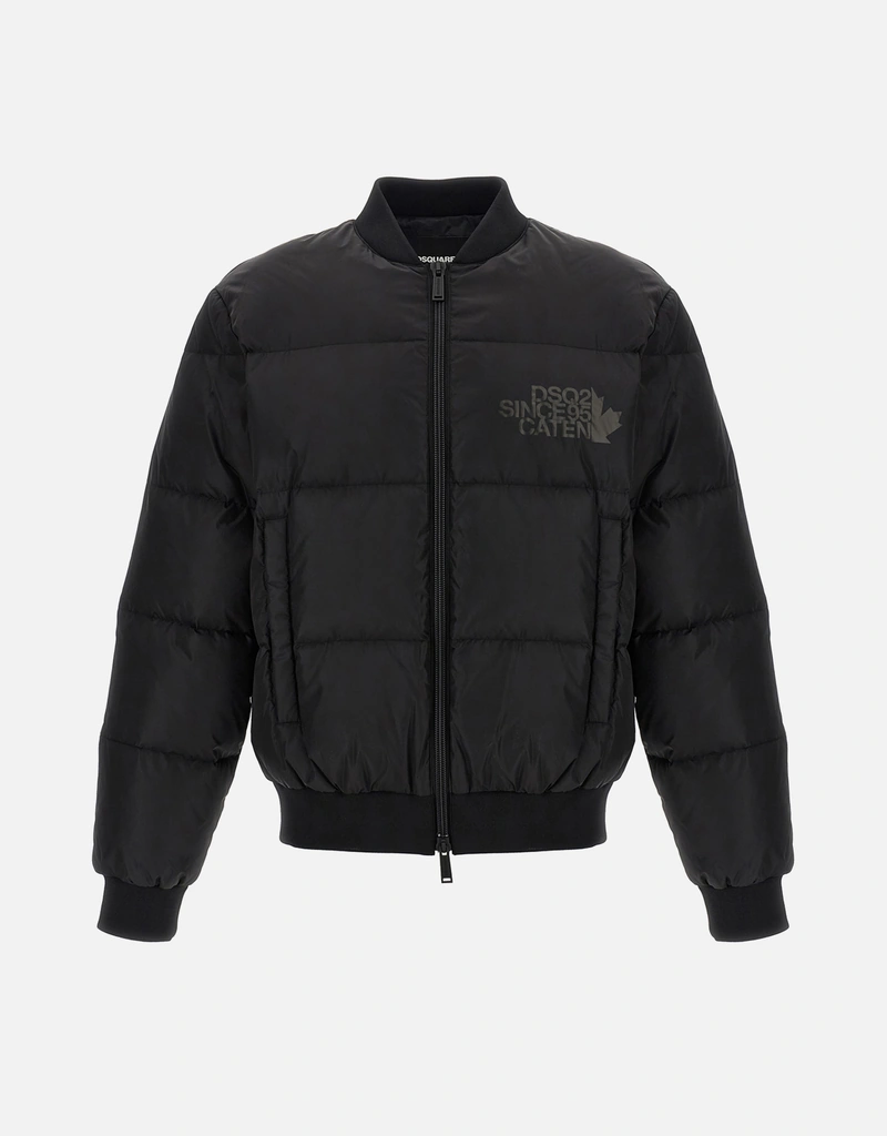 Dsquared2 メンズ イージーパッファーナイロンパディッドボンバー