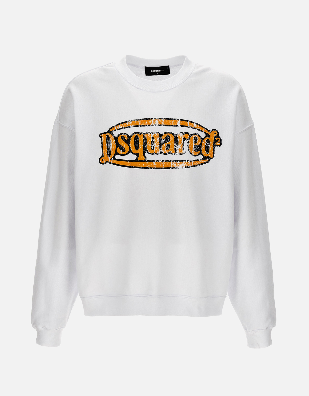 Dsquared2 メンズロゴコットンルーズフィットスウェットシャツ (すべて