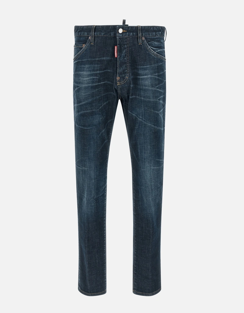 Dsquared2 メンズ Teddy スリムフィット コットンデニムジーンズ