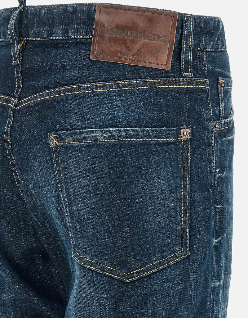DSQUARED2 スリムフィットデニム 46 Dsquared2 メンズ Teddy スリムフィット コットンデニムジーンズ