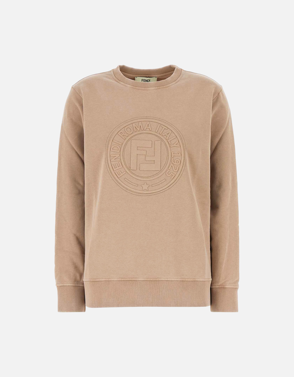 FENDI Fendi Cotton Oversize Logo Sweatshirt - XS　フェンディ コットン オーバーサイズ ロゴ スウェットシャツ - XS