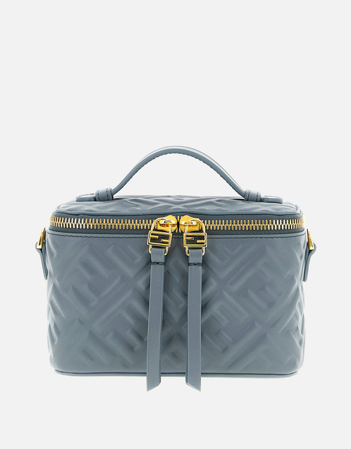 Fendi レディース ナッパレザー ミニバッグ FFモチーフ クロスボディ