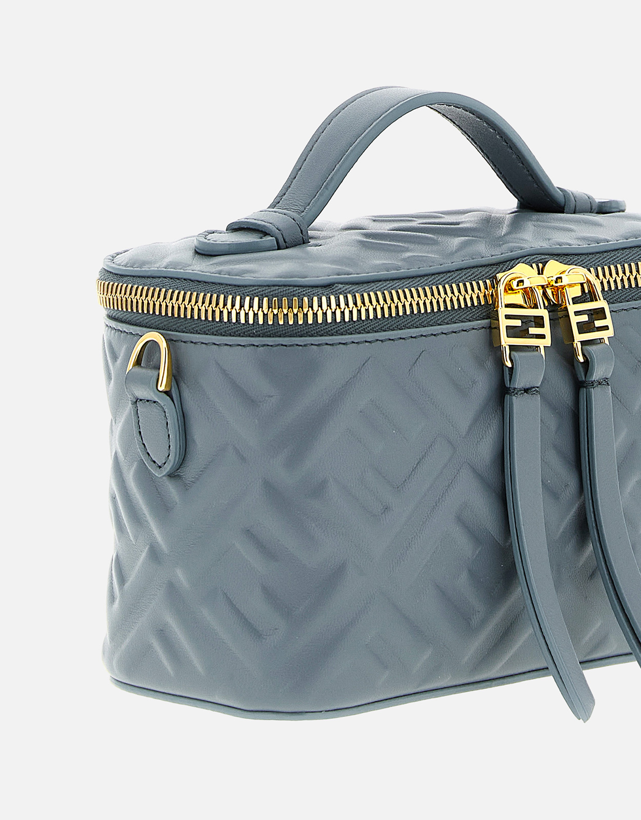 Fendi レディース ナッパレザー ミニバッグ FFモチーフ クロスボディ