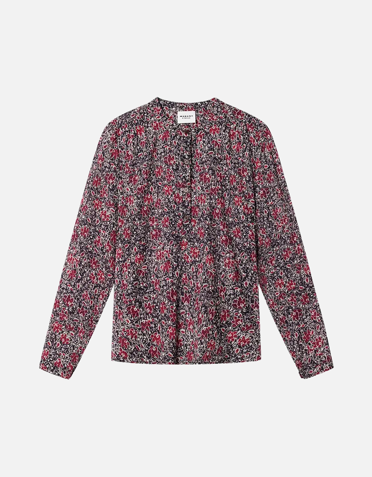 Isabel Marant ?toile Maria Organic Cotton Voile Floral Print Straight Cut Top - FR 36　Isabel Marant ?toile Maria オーガニックコットン ボイル フローラル プリント ストレート カット トップ - FR 36 Isabel