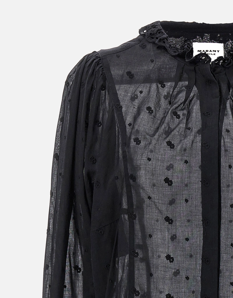 Isabel Marant Étoile Terzali Cotton Embroidered Shirt (All New In