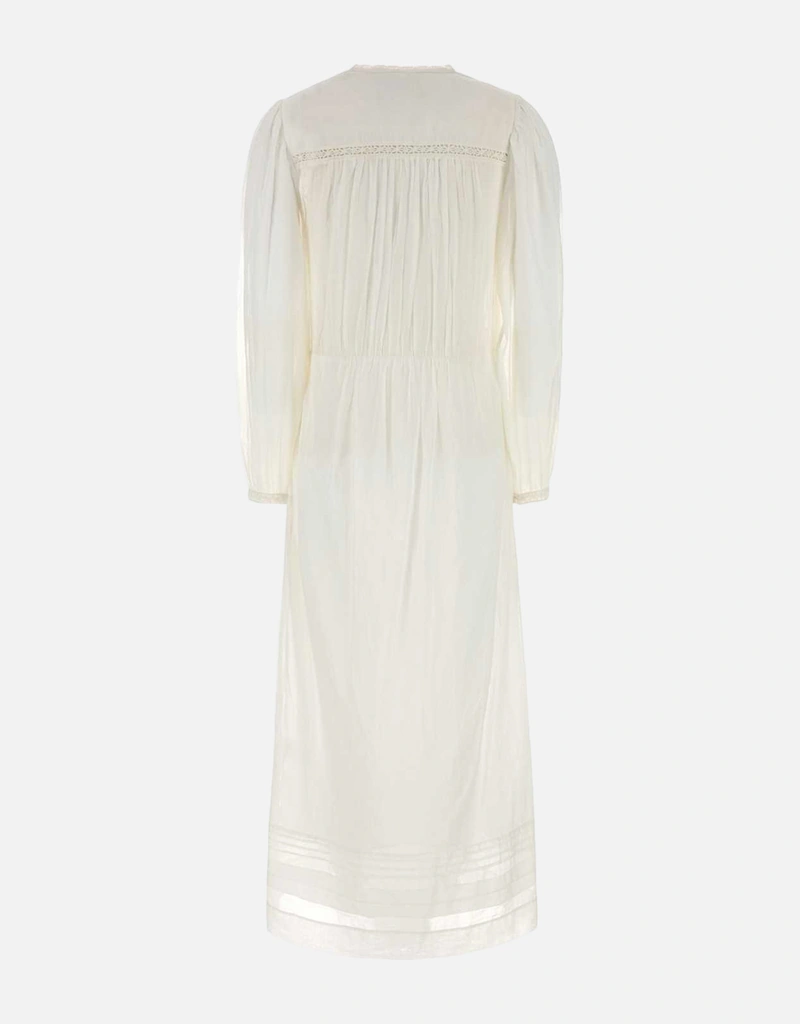 Isabel Marant Étoile ホワイトコットンワンピース (すべての新品