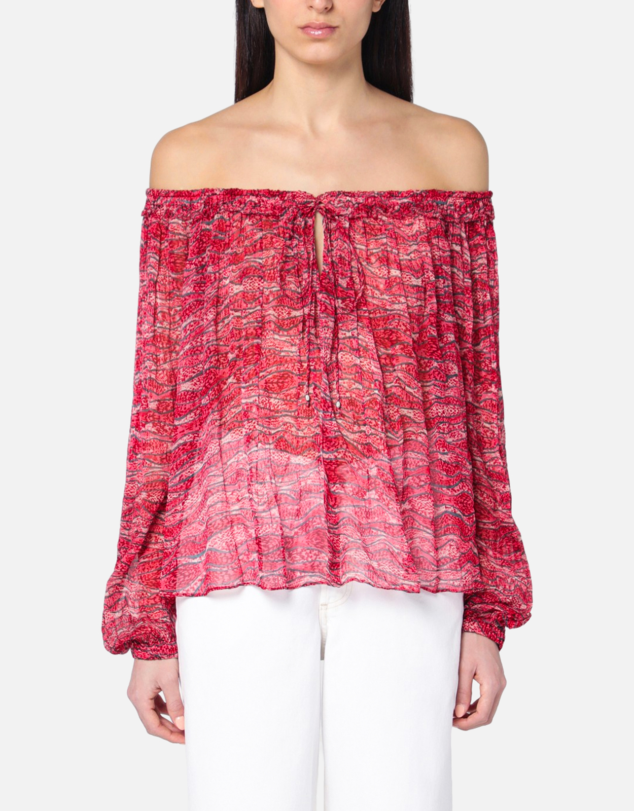 Isabel Marant ?toile Vutti Off-The-Shoulder Top　Isabel Marant ?toile Vutti オフショルダー トップ Isabel