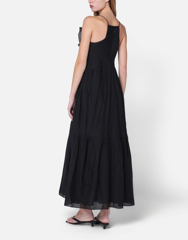 Isabel Marant Étoile ブラックコットンボイルドレス (ドレス) IFCHIC.COM