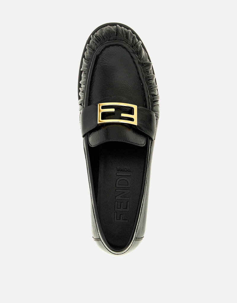 Fendi バゲットラムレザーローファー () IFCHIC.COM