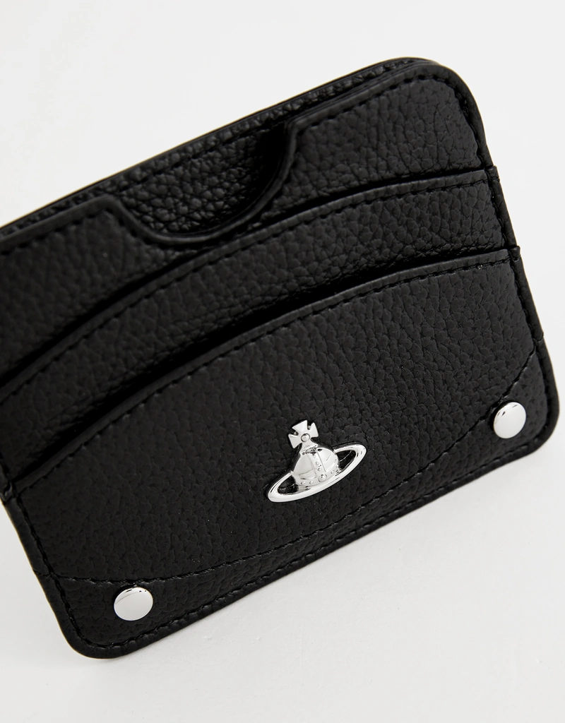 Vivienne Westwood ハーフムーングレインエンボスレザー名刺入れ