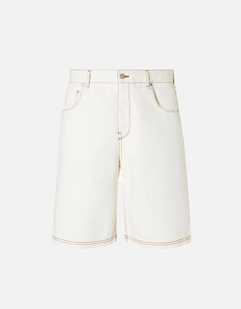 Fendi メンズホワイトデニムショーツ (すべての新品) IFCHIC.COM