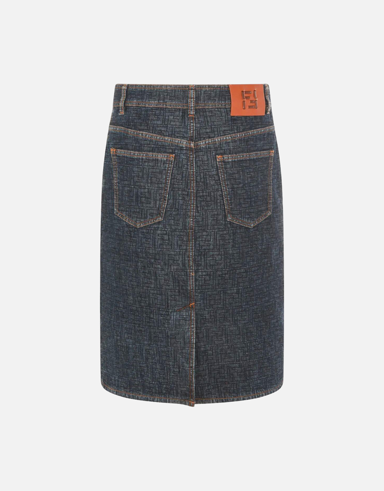 FENDI FFロゴデニムタイトスカート FENDI FFロゴデニムタイトスカート FENDI FFロゴデニムタイトスカート