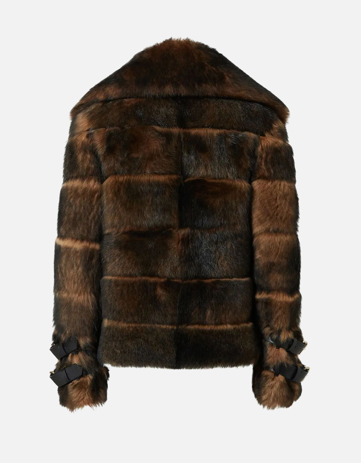 Fendi ブラウンDorsatoシアリングアビエータージャケット (すべての