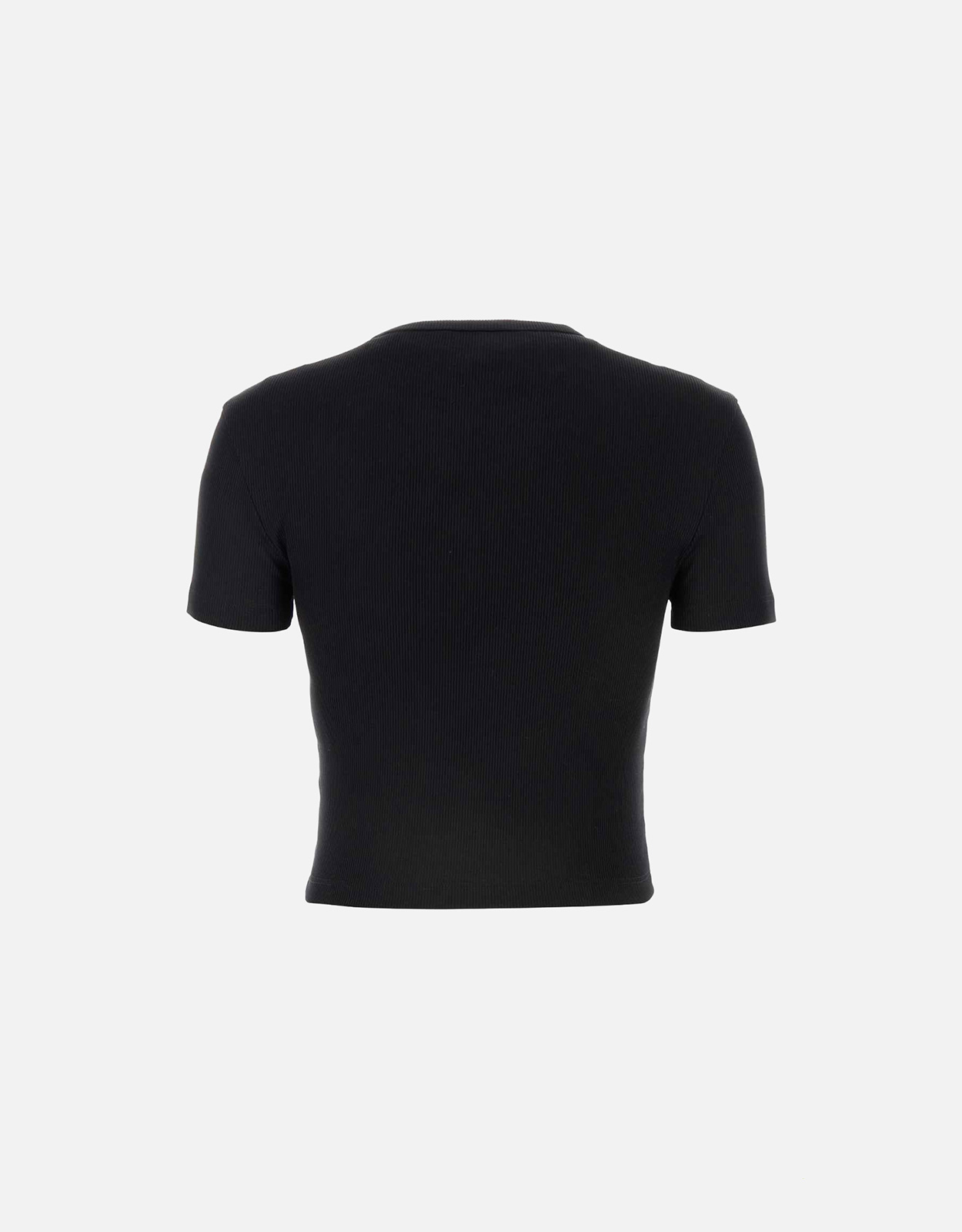 Fendi ブラックストレッチコットンTシャツ (すべての新品) IFCHIC.COM