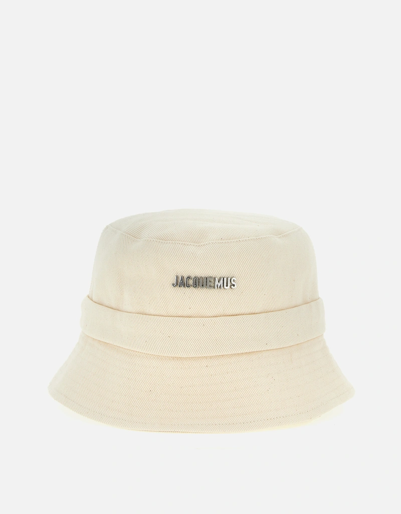 JACQUEMUS ベージュ バケットハット 100%コットン Jacquemus メンズコットンバケットハット () IFCHIC.COM