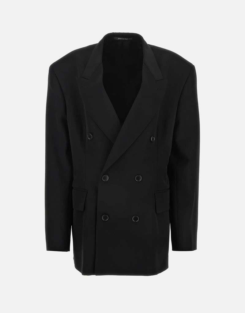Balenciaga バラシアウールシンチドオーバーサイズジャケット