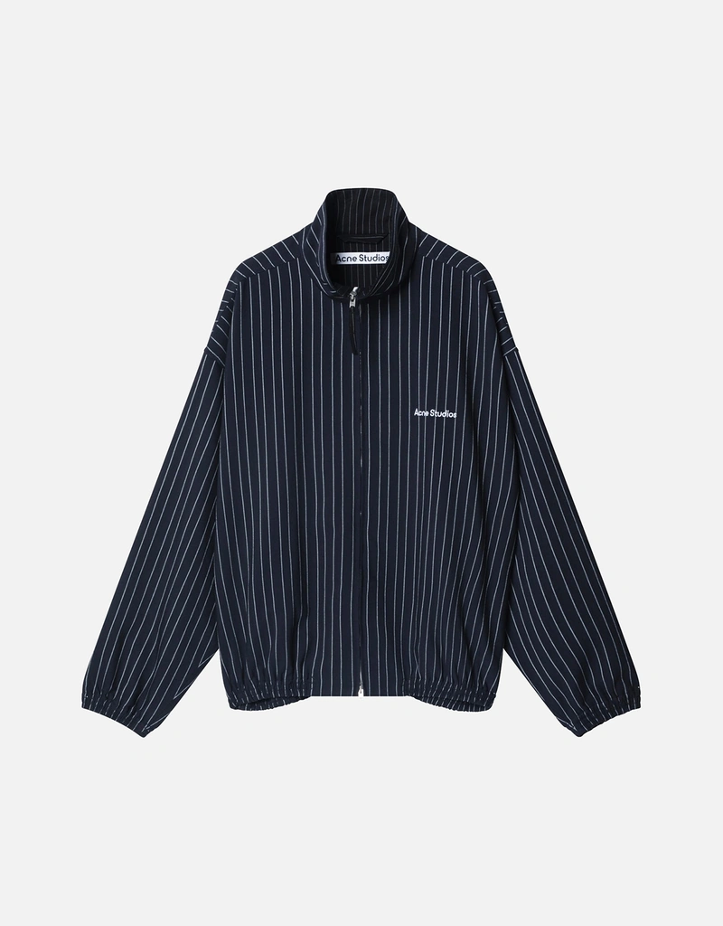 Acne Studios メンズストライプジップテクニカルジャケット (すべての