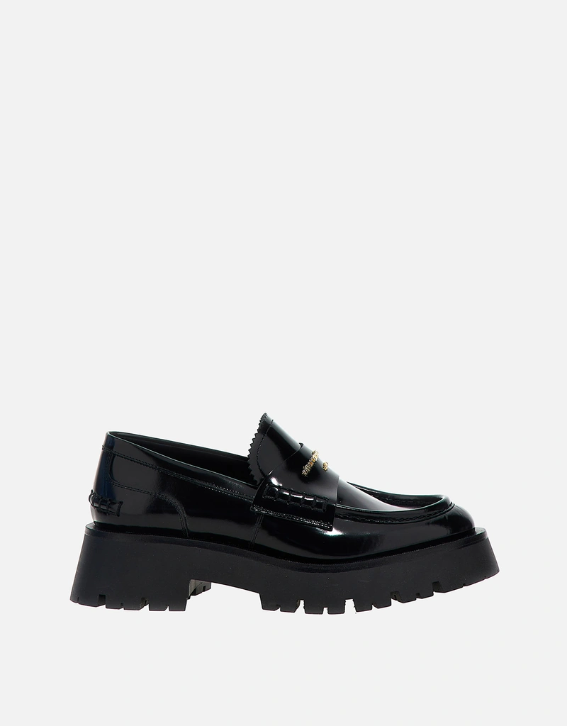 Alexander Wang レザーラグローファー ミッドヒール (すべての新品