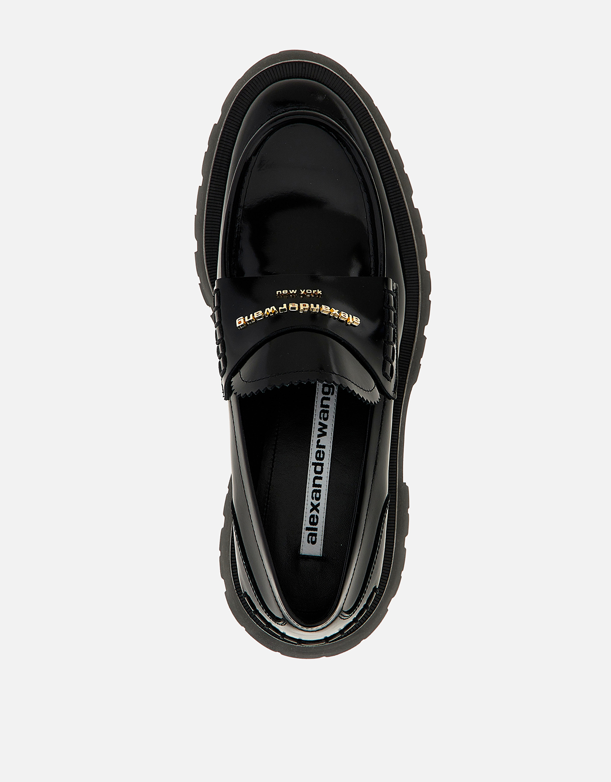 Alexander Wang レザーラグローファー ミッドヒール (すべての新品