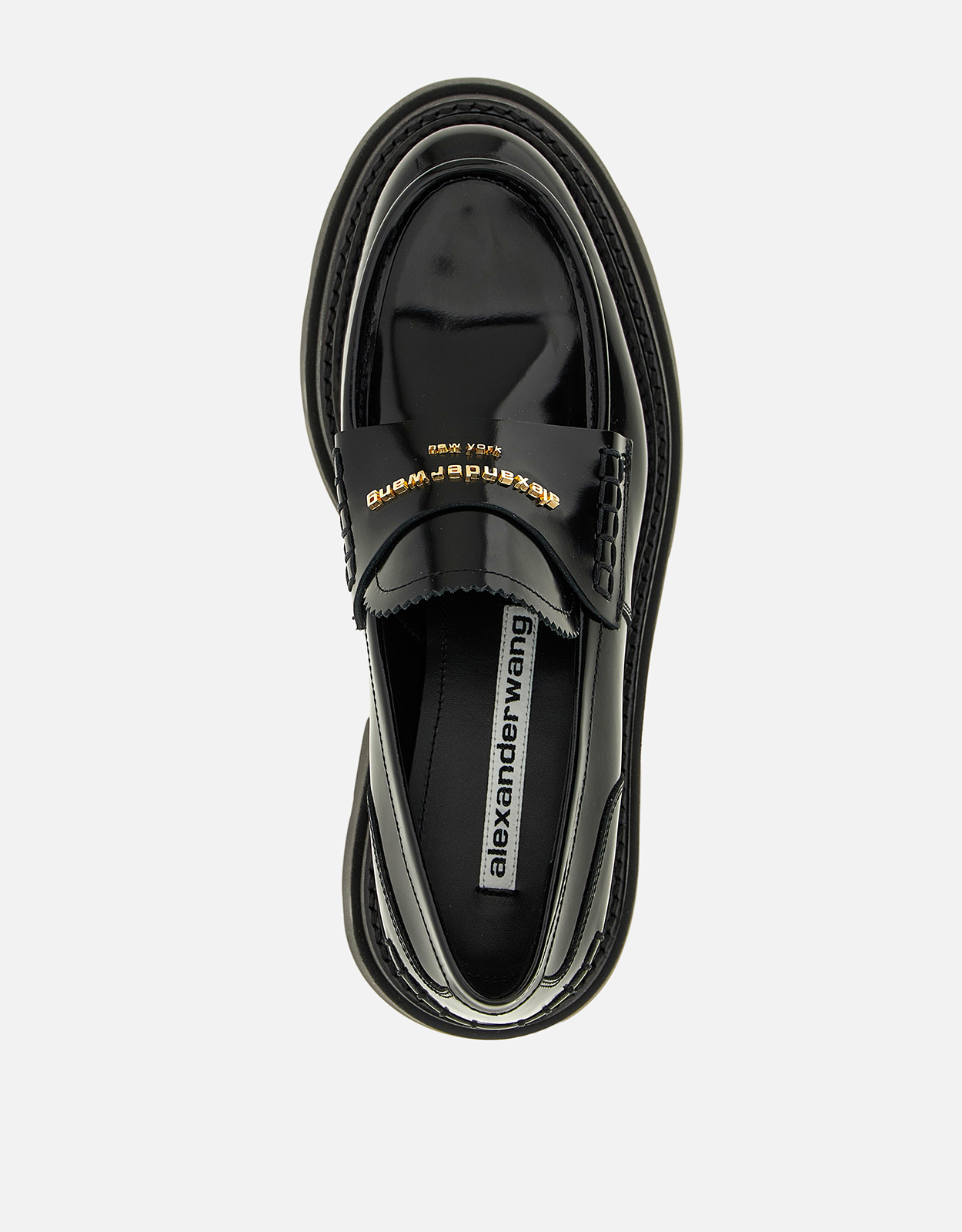 alexanderwang ローファー　37 Alexander Wang カーター プラットフォーム レザー チャンキー