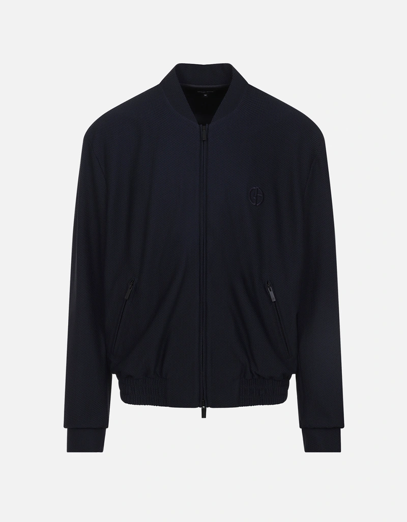 Giorgio Armani メンズポリアミド混紡ブルゾンジャケット (すべての