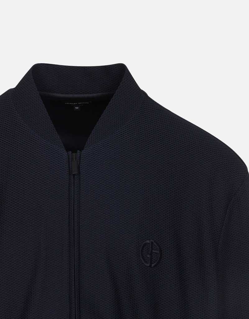 Giorgio Armani メンズポリアミド混紡ブルゾンジャケット (すべての
