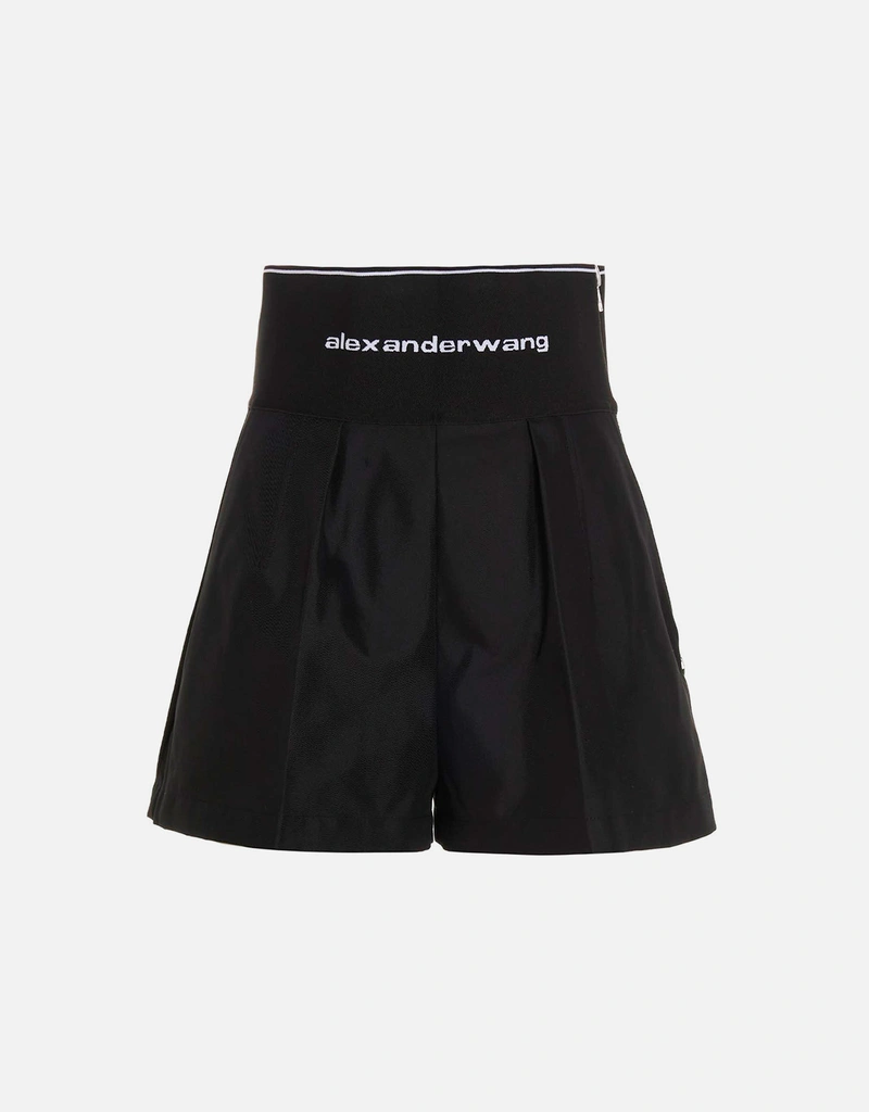 Alexander Wang Safari Embroidered Logo Shorts (All New In) IFCHIC.COM