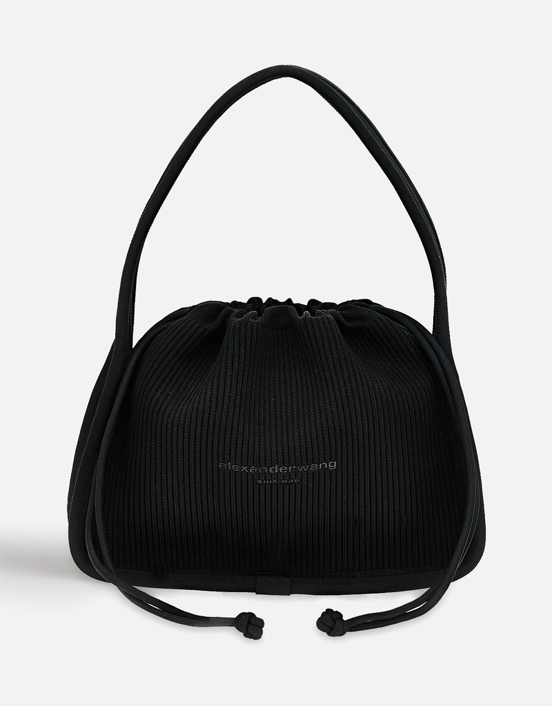Alexander Wang ミニバッグ／クラッチ風 ハンドストラップ付き Alexander Wang Ryan Small Knitted Handbag (ハンドバッグ) IFCHIC.COM