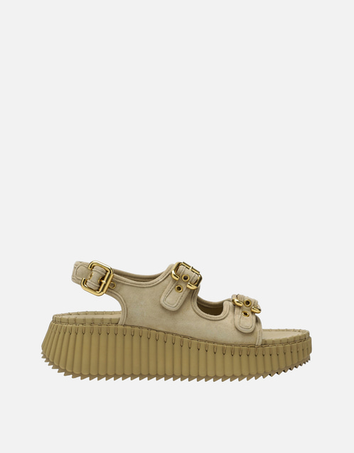 Chloé ウェッジスエードサンダル (すべての新品) IFCHIC.COM