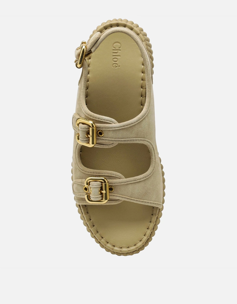 Chloé ウェッジスエードサンダル (すべての新品) IFCHIC.COM